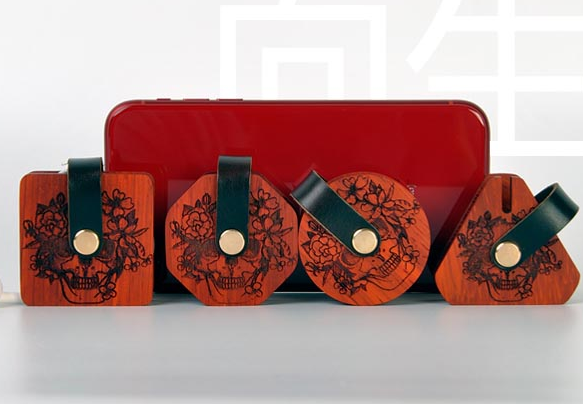 激光雕刻耳機(jī)纏繞器，解決您收納煩惱