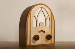 激光切割復古收音機，帶你追憶舊時光