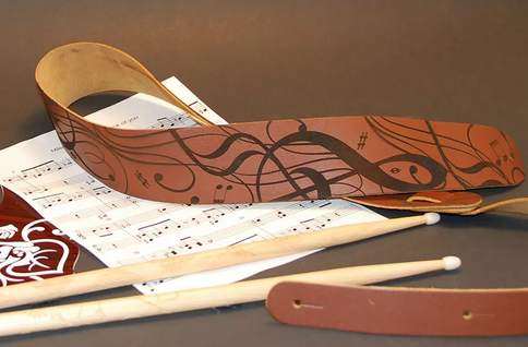 激光打標吉他背帶，助力音樂夢想之旅