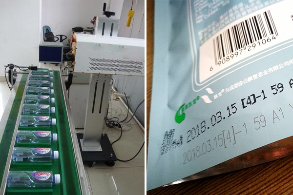 流水線飛行激光打標機 流水線激光打碼